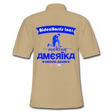 Load image into Gallery viewer, MAKING AMERIKA GROVEL AGAIN - Men&#39;s Pique Polo Shirt - beige
