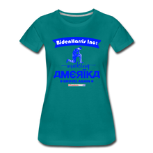 Load image into Gallery viewer, MAKING AMERIKA GROVEL AGAIN - Women’s Premium T-Shirt - teal
