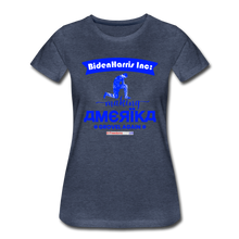 Load image into Gallery viewer, MAKING AMERIKA GROVEL AGAIN - Women’s Premium T-Shirt - heather blue
