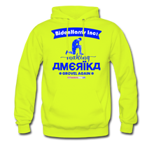 Load image into Gallery viewer, MAKING AMERIKA GROVEL AGAIN - Men&#39;s Hoodie - safety green
