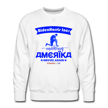 Load image into Gallery viewer, MAKING AMERIKA GROVEL AGAIN - Men’s Premium Sweatshirt - white
