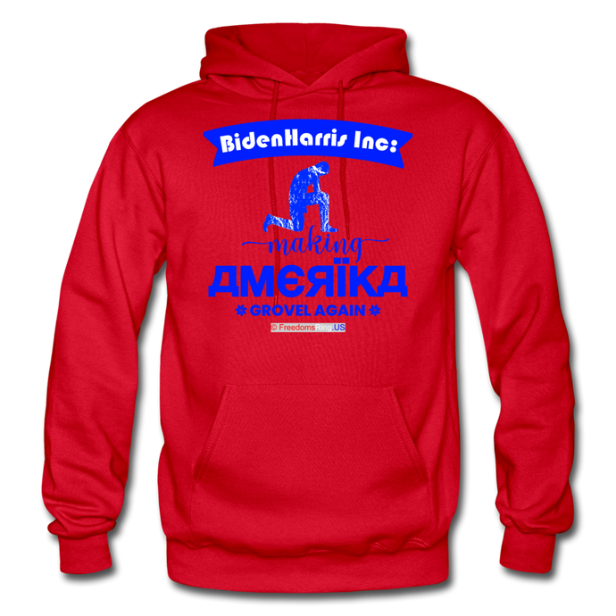 MAKING AMERIKA GROVEL AGAIN - Gildan Heavy Blend Adult Hoodie - red