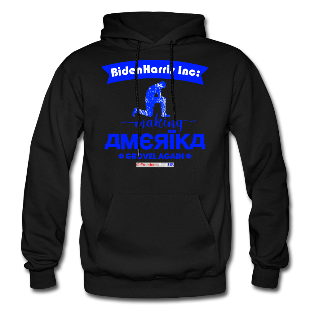 MAKING AMERIKA GROVEL AGAIN - Gildan Heavy Blend Adult Hoodie - black