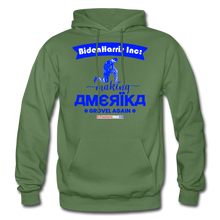 Load image into Gallery viewer, MAKING AMERIKA GROVEL AGAIN - Gildan Heavy Blend Adult Hoodie - military green
