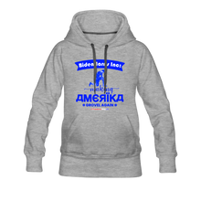 Load image into Gallery viewer, MAKING AMERIKA GROVEL AGAIN - Women’s Premium Hoodie - heather gray
