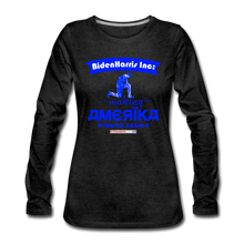 Load image into Gallery viewer, MAKING AMERIKA GROVEL AGAIN - Women&#39;s Premium Long Sleeve T-Shirt - charcoal gray
