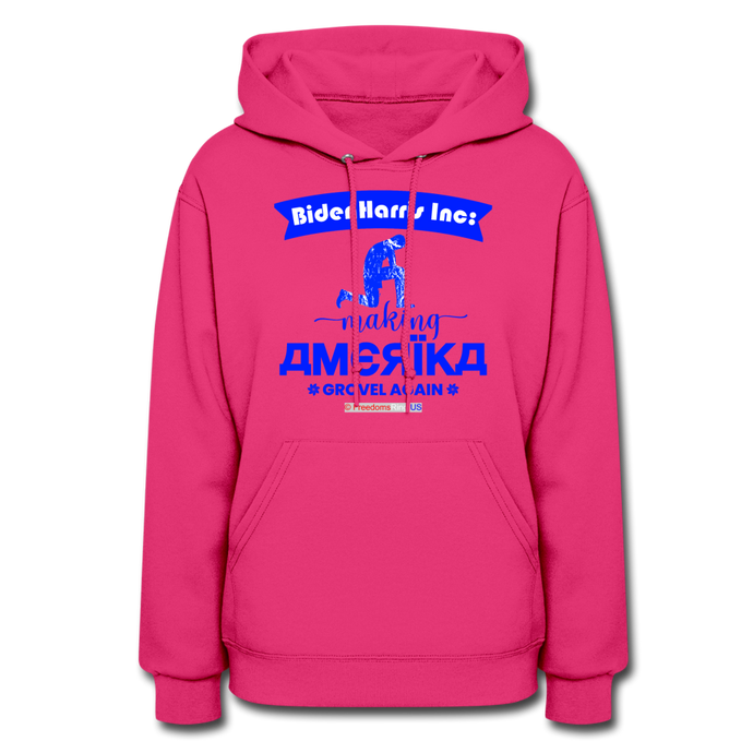 MAKING AMERIKA GROVEL AGAIN - Women's Hoodie - fuchsia