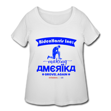 Load image into Gallery viewer, MAKING AMERIKA GROVEL AGAIN - Women’s Curvy T-Shirt - white
