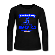 Load image into Gallery viewer, MAKING AMERIKA GROVEL AGAIN - Women&#39;s Long Sleeve Jersey T-Shirt - black
