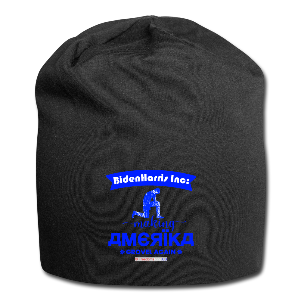 MAKING AMERIKA GROVEL AGAIN - Jersey Beanie - black