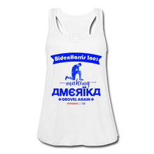 Load image into Gallery viewer, MAKING AMERIKA GROVEL AGAIN - Women&#39;s Flowy Tank Top by Bella - white
