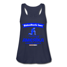 Load image into Gallery viewer, MAKING AMERIKA GROVEL AGAIN - Women&#39;s Flowy Tank Top by Bella - navy
