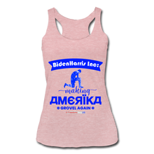 Load image into Gallery viewer, MAKING AMERIKA GROVEL AGAIN - Women’s Tri-Blend Racerback Tank - heather dusty rose
