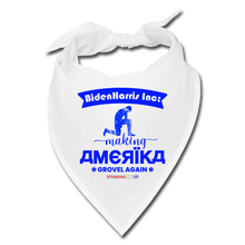 Load image into Gallery viewer, MAKING AMERIKA GROVEL AGAIN - Bandana - white
