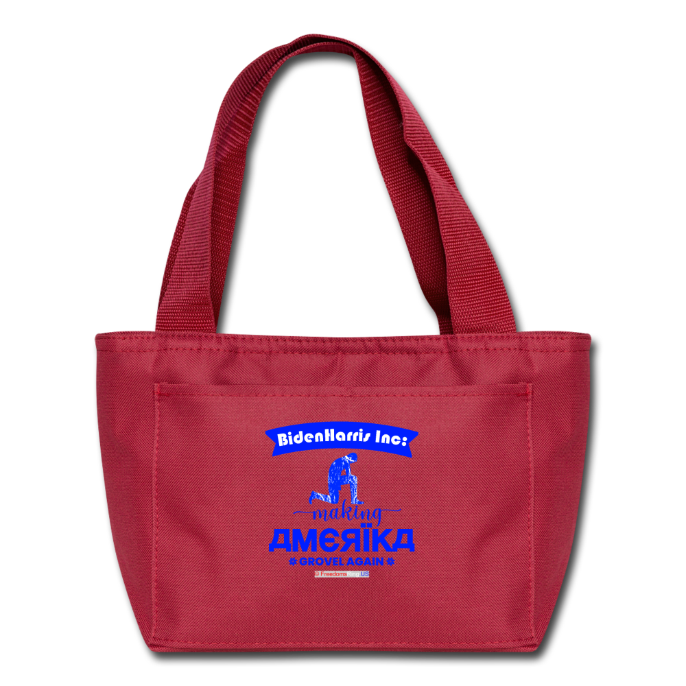 MAKING AMERIKA GROVEL AGAIN - Lunch Bag - red