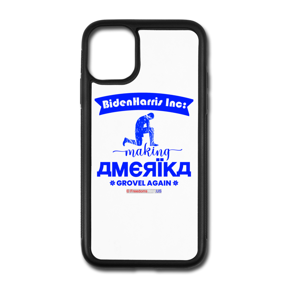 MAKING AMERIKA GROVEL AGAIN - iPhone 11 Case - white/black