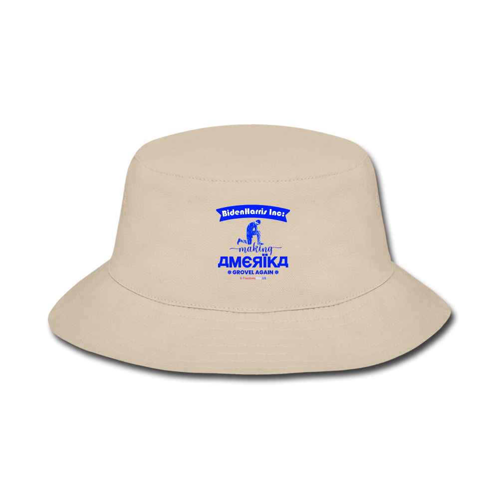 MAKING AMERIKA GROVEL AGAIN - Bucket Hat - cream