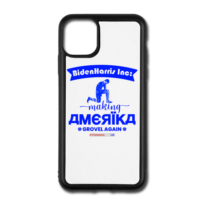 MAKING AMERIKA GROVEL AGAIN - iPhone 11 Pro Max Case - white/black