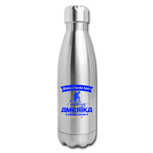 Load image into Gallery viewer, MAKING AMERIKA GROVEL AGAIN - Insulated Stainless Steel Water Bottle - silver
