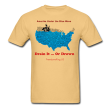 Load image into Gallery viewer, AMERIKA UNDER THE BLUE WAVE - Unisex ComfortWash Garment Dyed T-Shirt - light yellow
