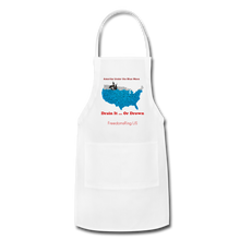 Load image into Gallery viewer, AMERIKA UNDER THE BLUE WAVE - Adjustable Apron - white
