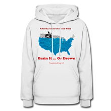 Load image into Gallery viewer, AMERIKA UNDER THE BLUE WAVE - Women&#39;s Hoodie - white
