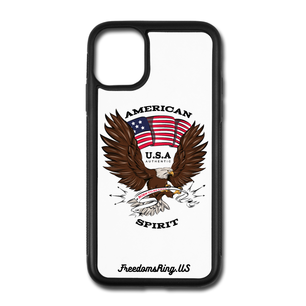 AMERICAN SPIRIT - iPhone 11 Case - white/black