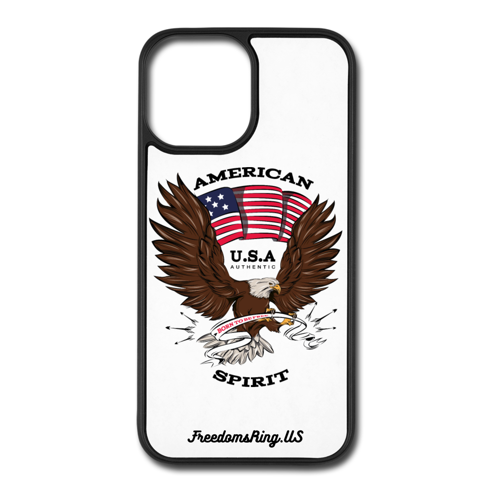 AMERICAN SPIRIT - iPhone 12 Pro Max Case - white/black