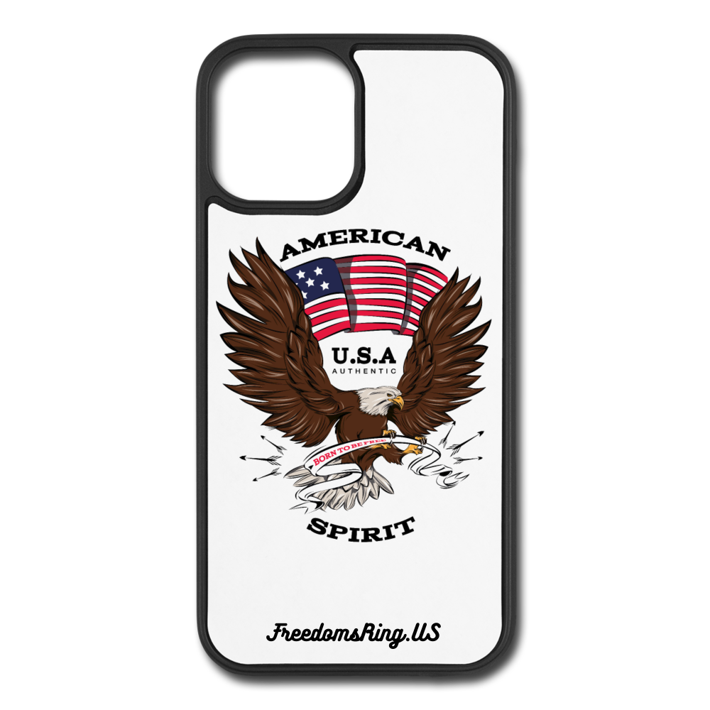 AMERICAN SPIRIT - iPhone 12/12 Pro Case - white/black