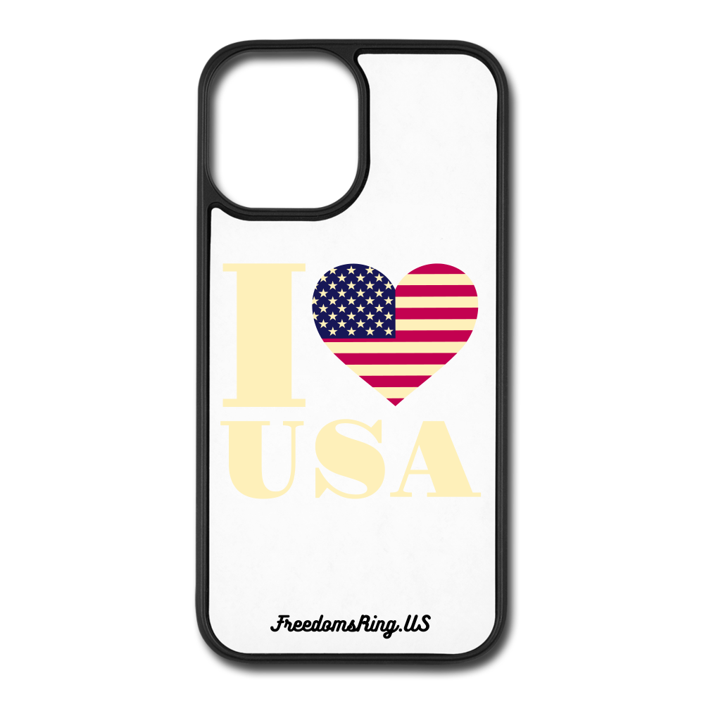 I LOVE USA - iPhone 12 Pro Max Case - white/black