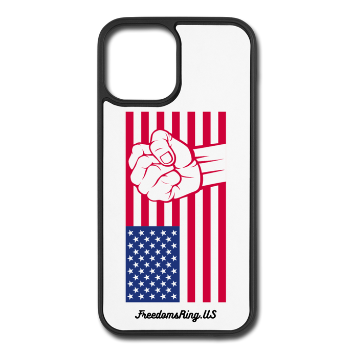 USA STRONG - iPhone 12/12 Pro Case - white/black