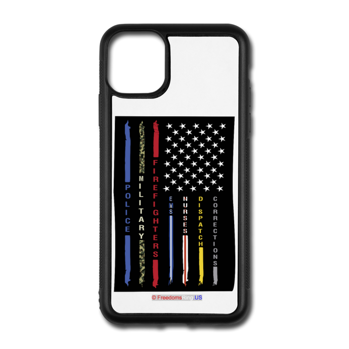 THIN LINES - iPhone 11 Pro Max Case - white/black