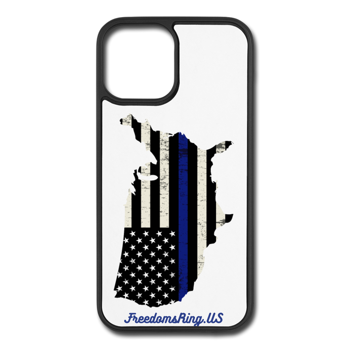 BLUE LINE USA - iPhone 12/12 Pro Case - white/black