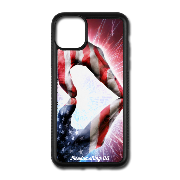 A PATRIOT'S HANDS - iPhone 11 Pro Max Case - white/black