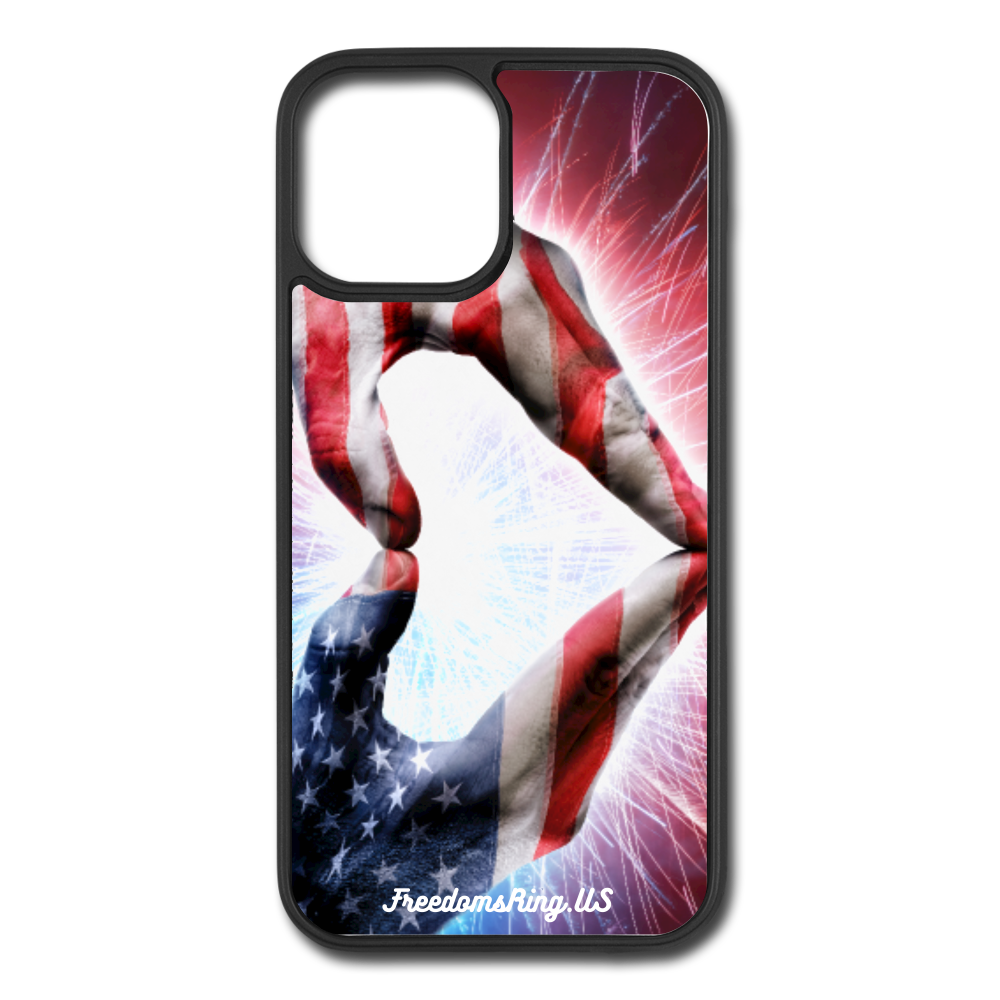 A PATRIOT'S HANDS - iPhone 12/12 Pro Case - white/black