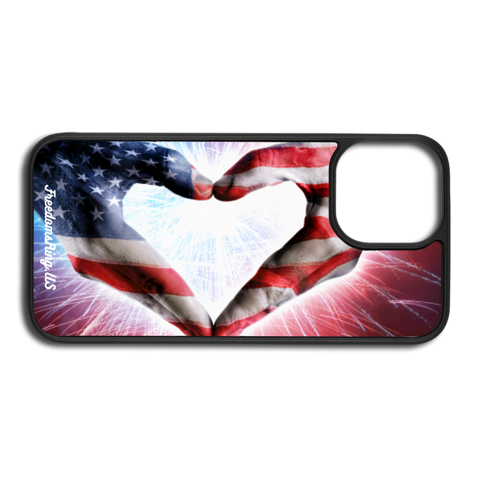 A PATRIOT'S HANDS - iPhone 12 Pro Max Case - white/black