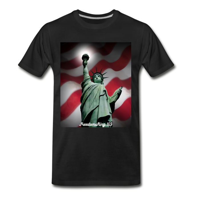 LIBERTY'S LIGHT - Men's Premium T-Shirt - black