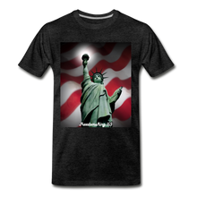 Load image into Gallery viewer, LIBERTY&#39;S LIGHT - Men&#39;s Premium T-Shirt - charcoal gray
