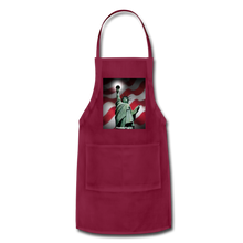 Load image into Gallery viewer, LIBERTY&#39;S LIGHT - Adjustable Apron - burgundy
