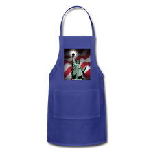 Load image into Gallery viewer, LIBERTY&#39;S LIGHT - Adjustable Apron - royal blue
