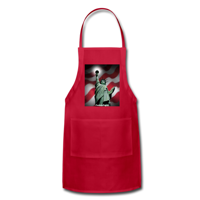 LIBERTY'S LIGHT - Adjustable Apron - red