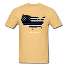 Load image into Gallery viewer, BLUE LINE USA - Unisex ComfortWash Garment Dyed T-Shirt - light yellow
