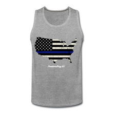 Load image into Gallery viewer, BLUE LINE USA - Men’s Premium Tank - heather gray
