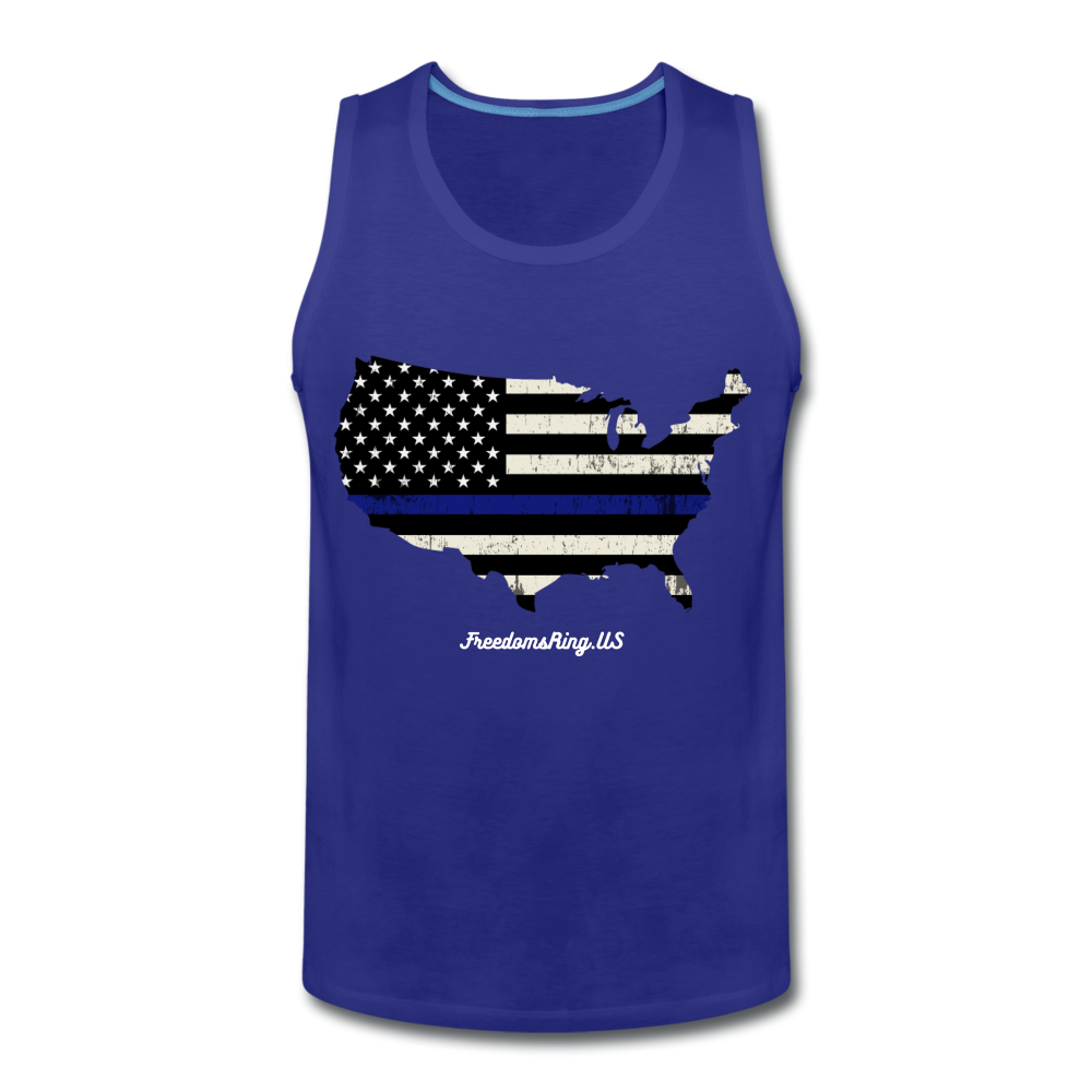 BLUE LINE USA - Men’s Premium Tank - royal blue