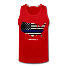 Load image into Gallery viewer, BLUE LINE USA - Men’s Premium Tank - red
