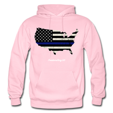 Load image into Gallery viewer, BLUE LINE USA - Gildan Heavy Blend Adult Hoodie - light pink
