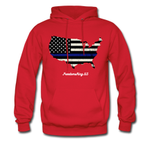 Load image into Gallery viewer, BLUE LINE USA - Men&#39;s Hoodie - red
