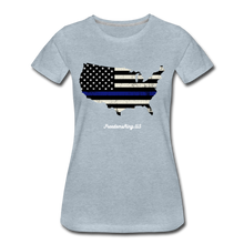 Load image into Gallery viewer, BLUE LINE USA - Women’s Premium T-Shirt - heather ice blue
