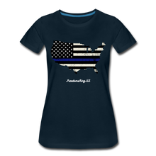 Load image into Gallery viewer, BLUE LINE USA - Women’s Premium T-Shirt - deep navy
