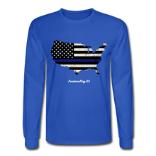 Load image into Gallery viewer, BLUE LINE USA - Men&#39;s Long Sleeve T-Shirt - royal blue
